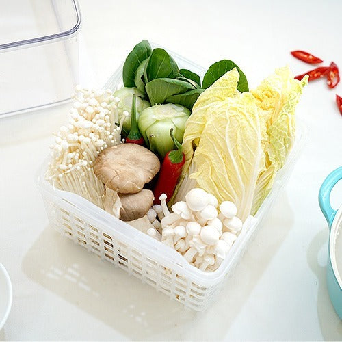 【韓國昌信】SKYLOCK密扣提籃式保鮮盒-2號(5900ml)