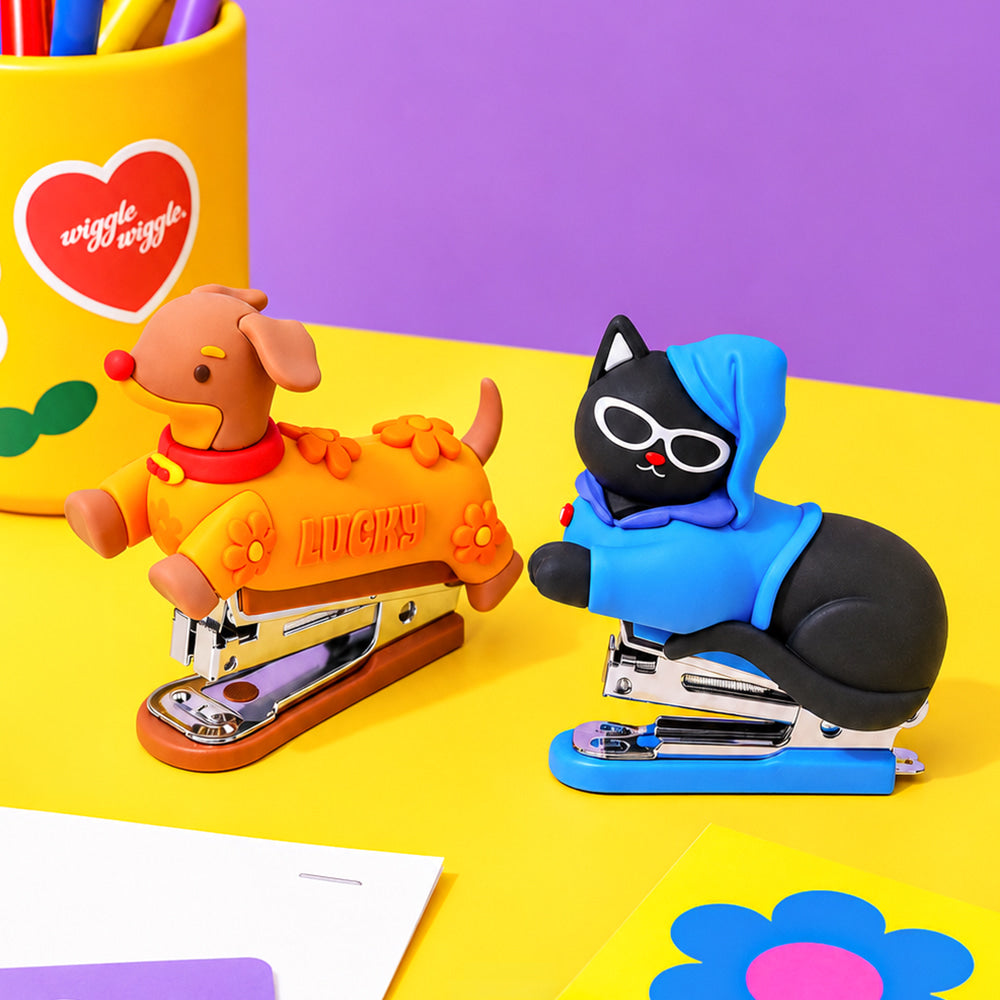 wiggle wiggle 桌上釘書機 細節展示