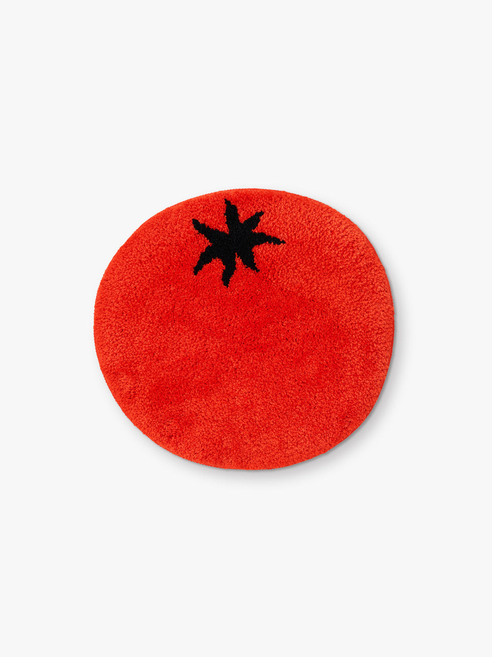 dropdropdrop 廚房地墊 Tomato 圓形地毯 45X42cm