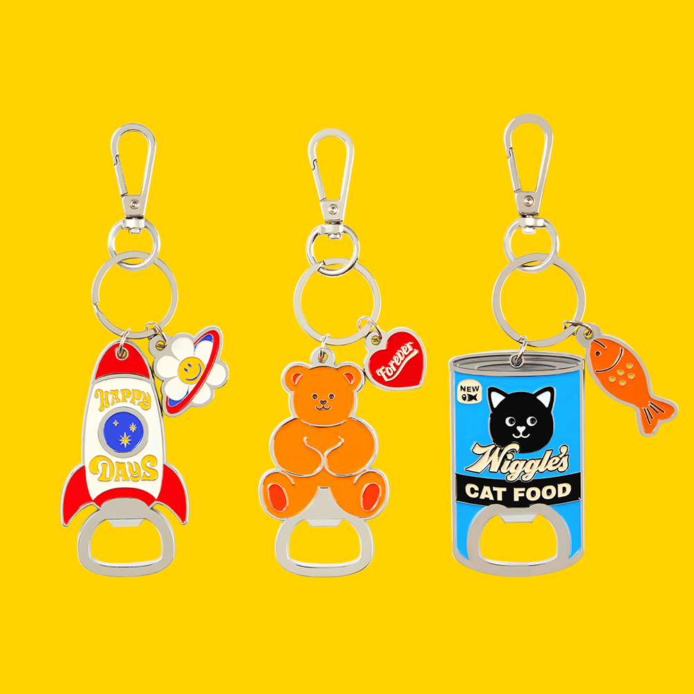 Wiggle Wiggle Opener Keyring 多款造型開瓶鑰匙圈