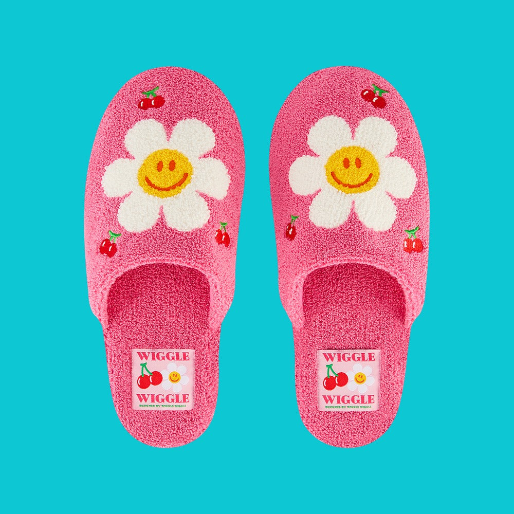 wiggle wiggle 毛巾家居拖鞋 Cherry & Smile 產品展示
