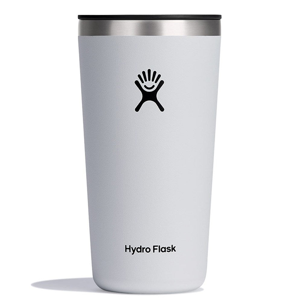 Hydro Flask 20oz All-Around Tumbler Press-In Lid, White, 591ml, 1 Count