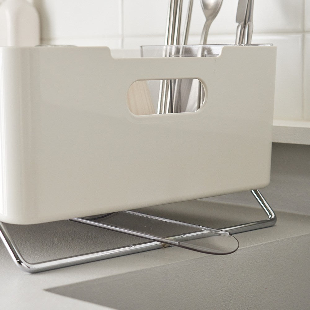 韓國製 Kelia 碗盤瀝水籃 白色