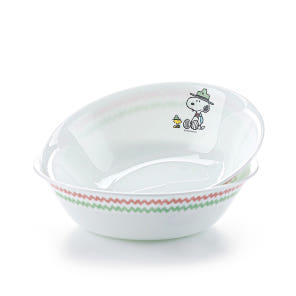 Corelle 康寧餐具 Snoopy 露營系列 碗盤2件裝