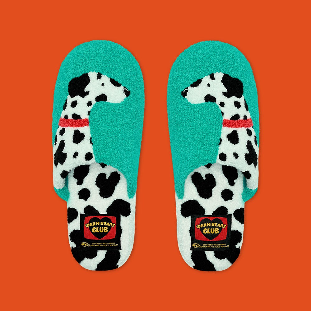 wiggle wiggle 毛巾家居拖鞋 Dalmatian 產品展示