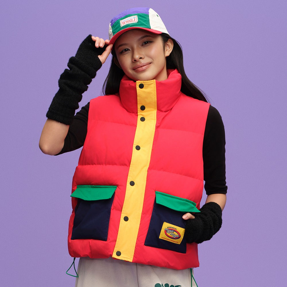 Wiggle Wiggle 色塊背心加厚款