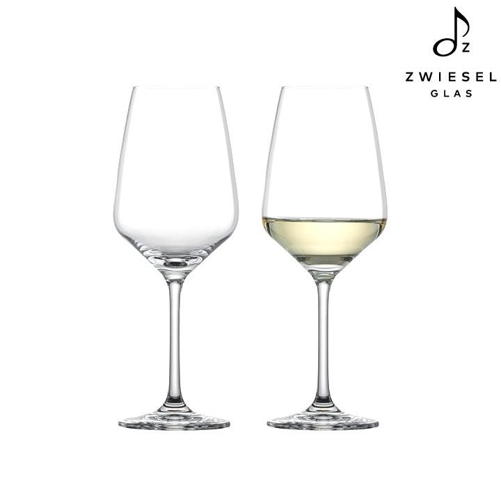 Zwiesel Glas [TASTE系列] 德國製造 無鉛水晶白酒杯 356ml 2入組 - Crystal Elegance 水晶優雅款｜質感酒杯店推薦