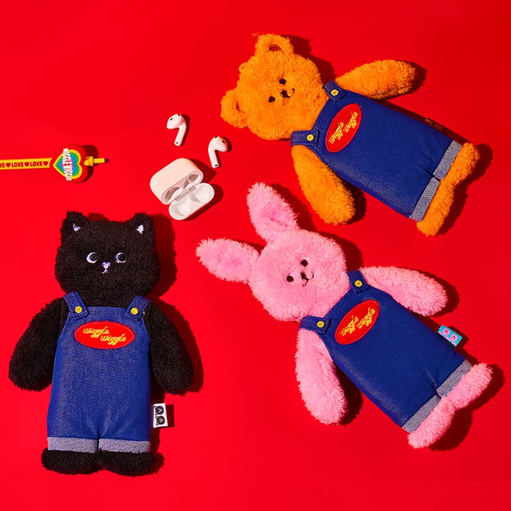 Wiggle Wiggle Flat Toy Pouch 可愛動物造型拉鍊收納袋
