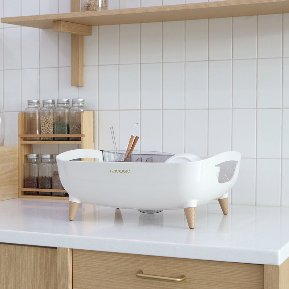 Nineware 簡約碗盤瀝水籃