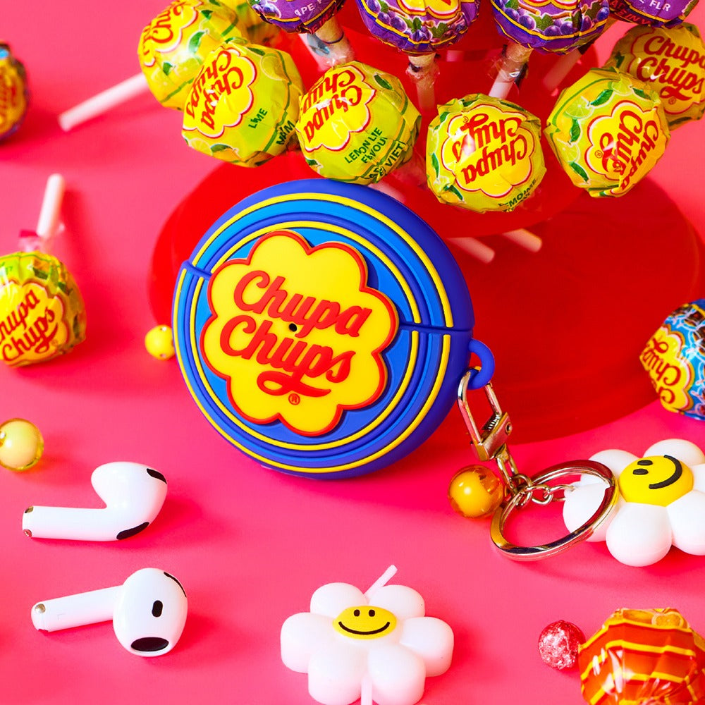 wiggle wiggle Chupa Chups AirPods保護殼匙扣 AirPods 4th Gen（矽膠／可愛造型）