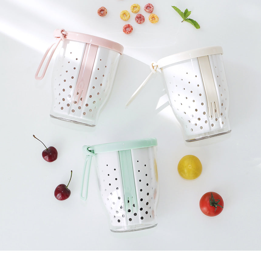 Neoflam 水果隨行杯 700ml 水果容器附叉