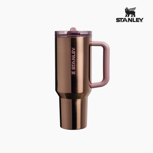 [Desert Collection] Stanley Quencher Pro Tour Flip Straw Tumbler 887ml, 1.18L, Rose Gold