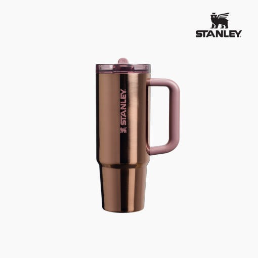 [Desert Collection] Stanley Quencher Pro Tour Flip Straw Tumbler 887ml, 1.18L, Rose Gold