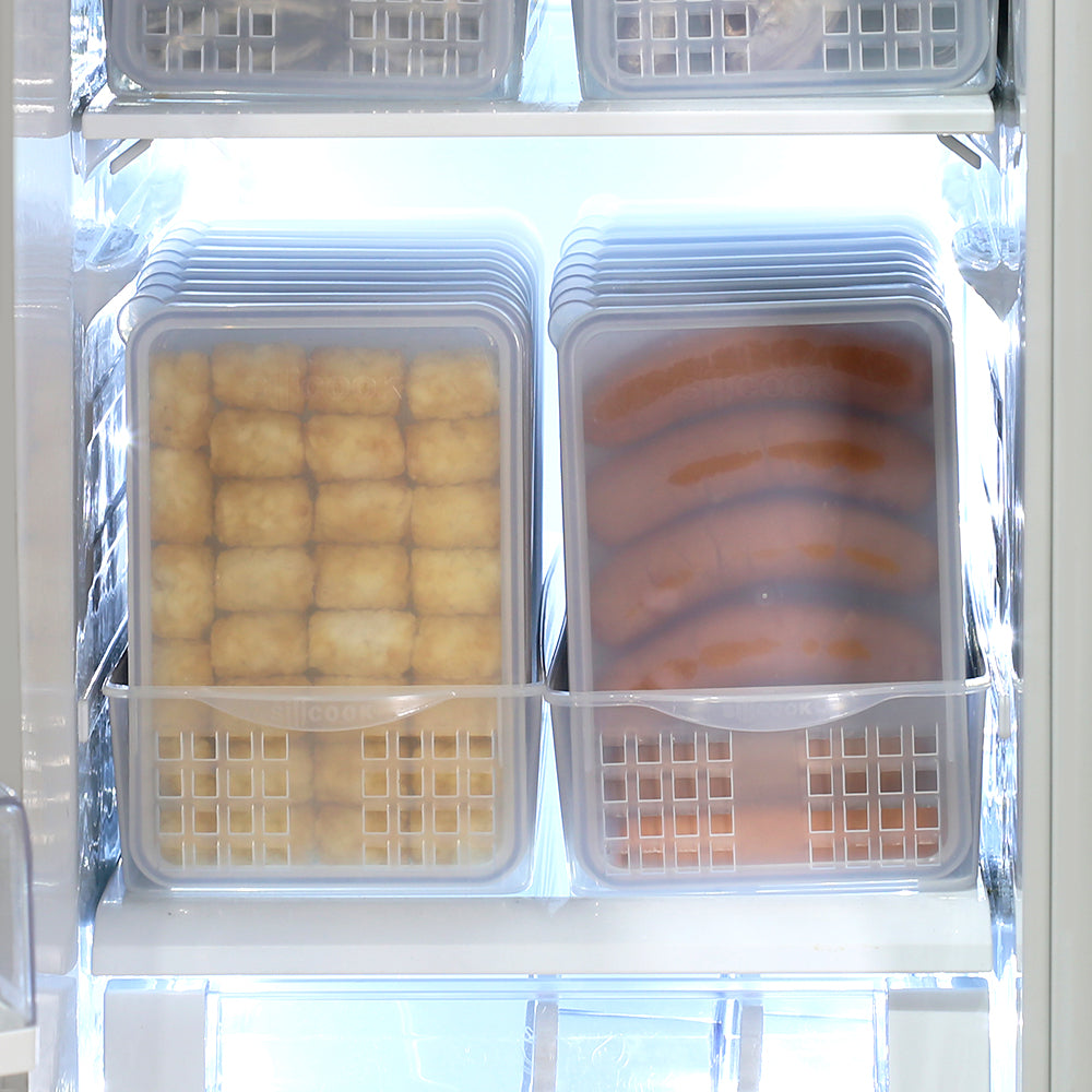 韓國製造 Silicook｜雪櫃食材收納盒｜組合裝｜SET S