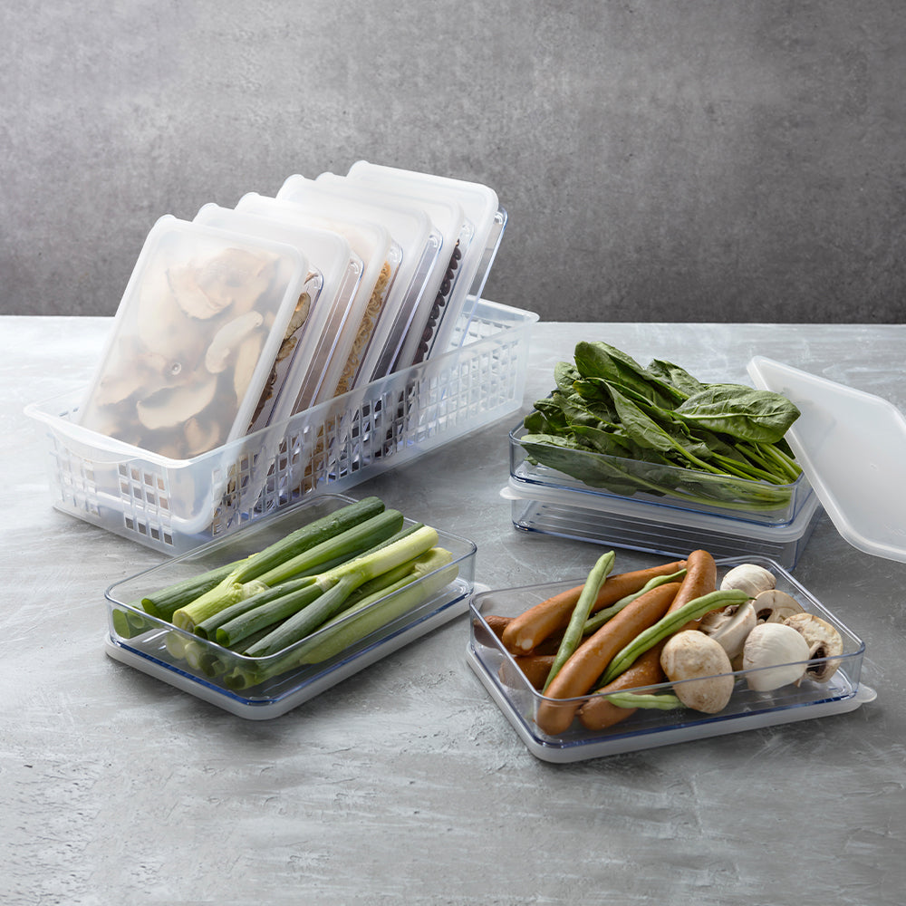 韓國製造 Silicook｜雪櫃食材收納盒｜組合裝｜SET S