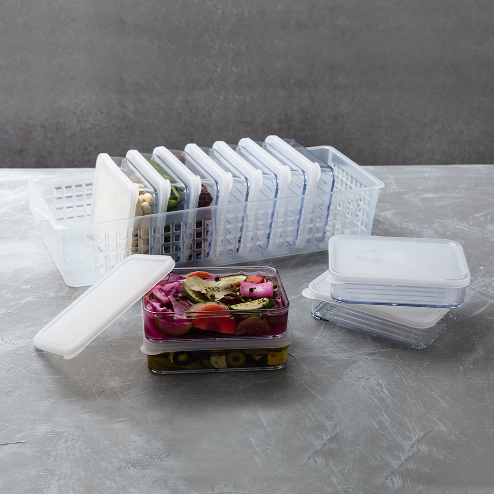 韓國製造 Silicook｜雪櫃食材收納盒｜300ML組合裝｜SET M