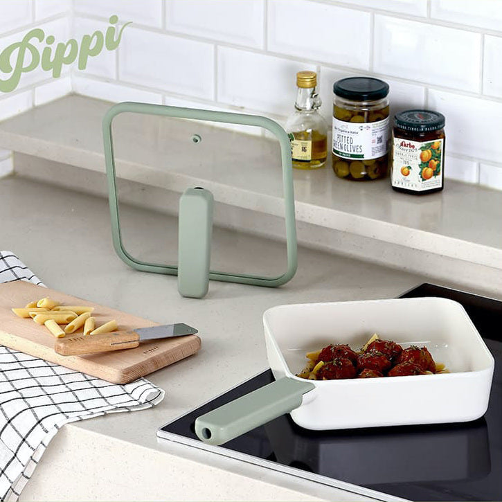 韓國製造 Neoflam Pippi系列 多用途 站立方形深平底鍋 21CM