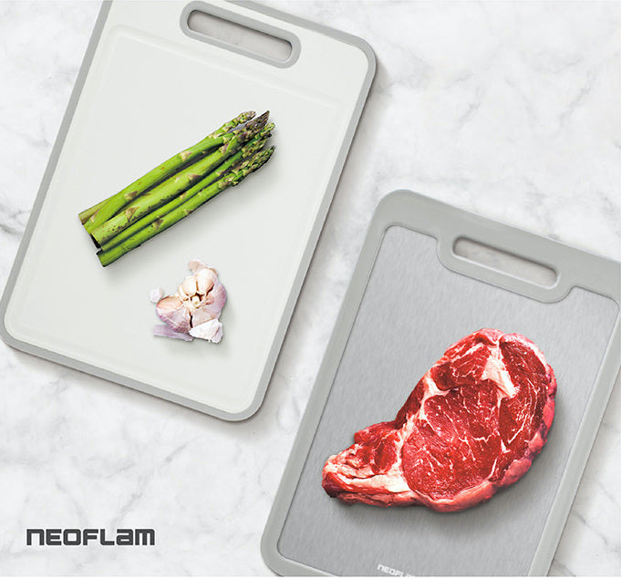 NEOFLAM 不鏽鋼抗菌砧板(中)