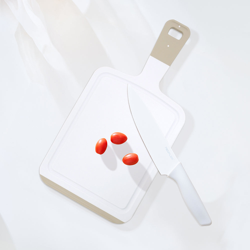 Neoflam Clave系列砧板(手把型/奶茶色)