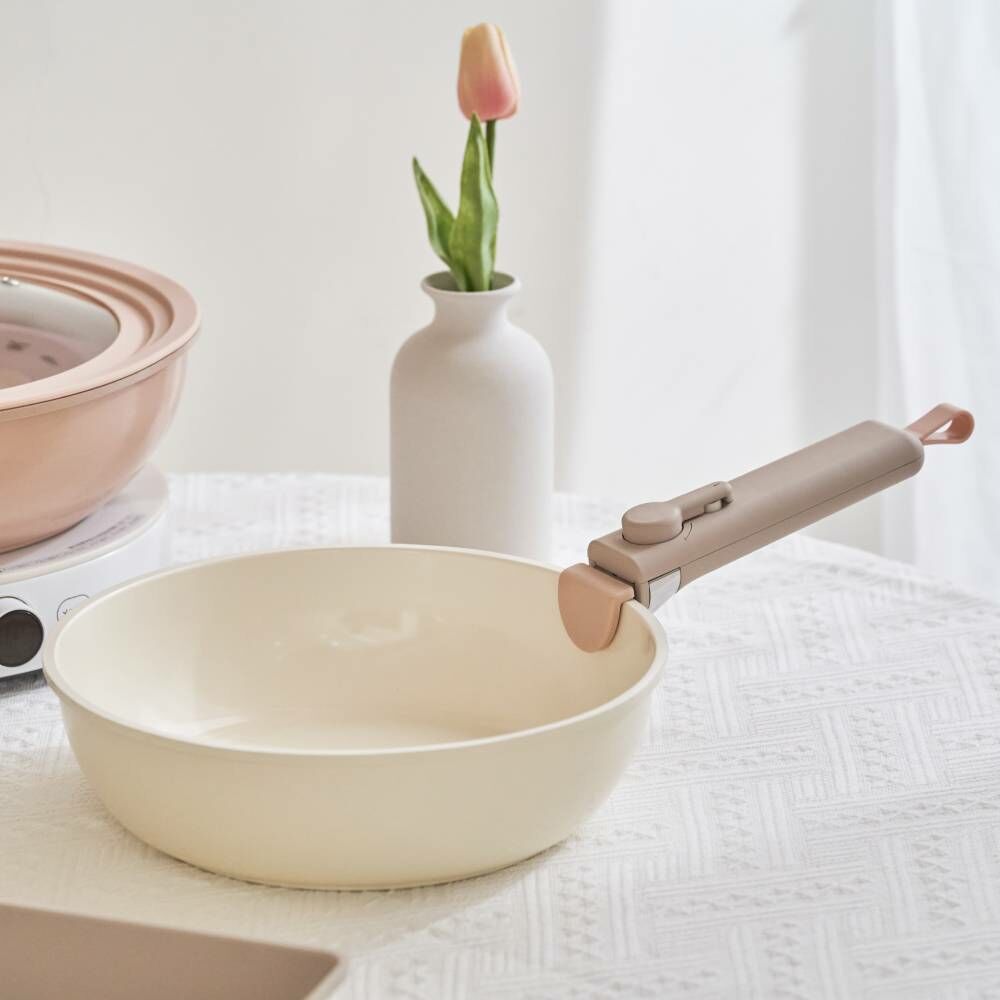 NEOFLAM Midas Plus 陶瓷塗層鍋5件組-小熊(噴砂全覆底-不挑爐具/IH爐可用)