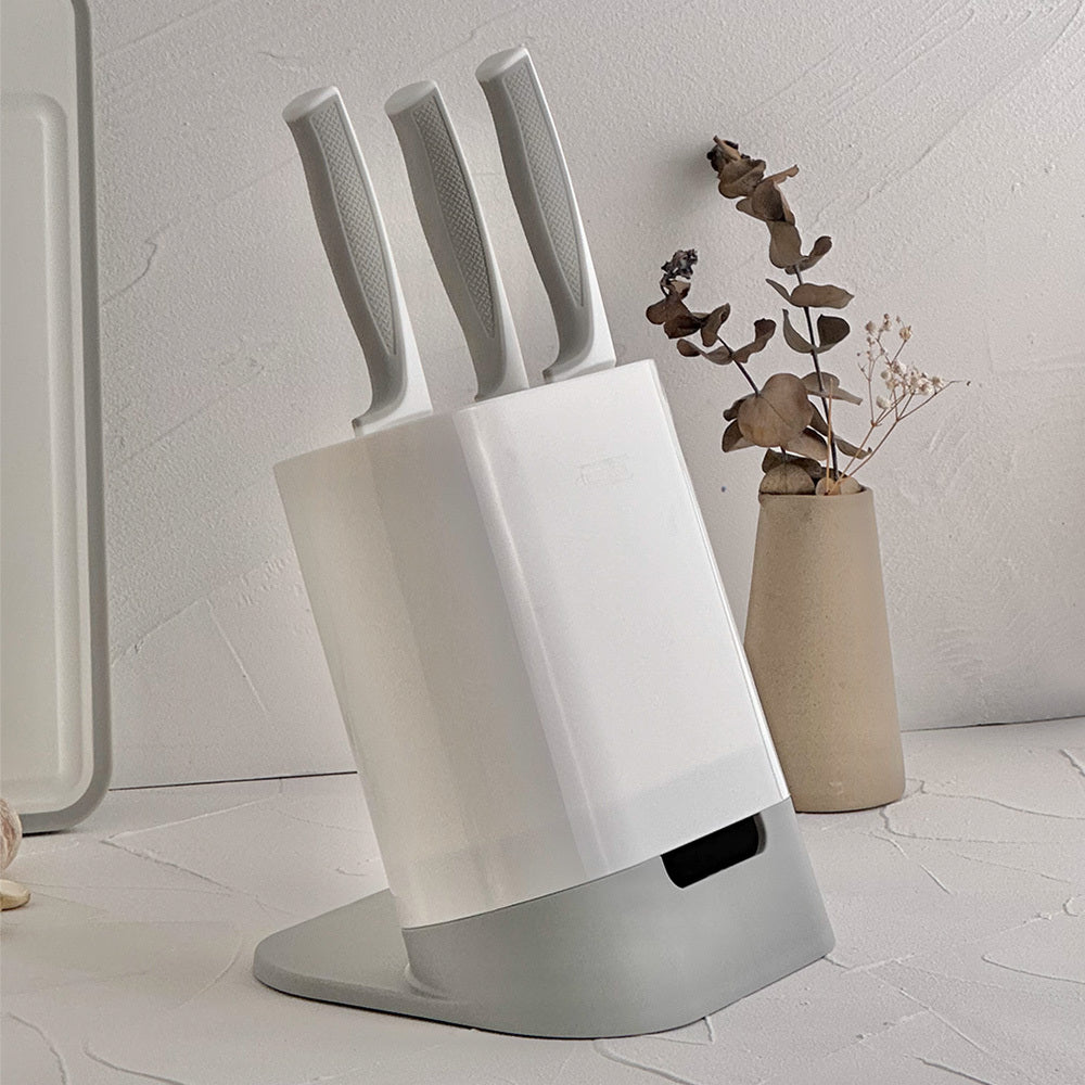 NEOFLAM鈦金刀具6件組-純淨白(含3刀+3刀鞘)