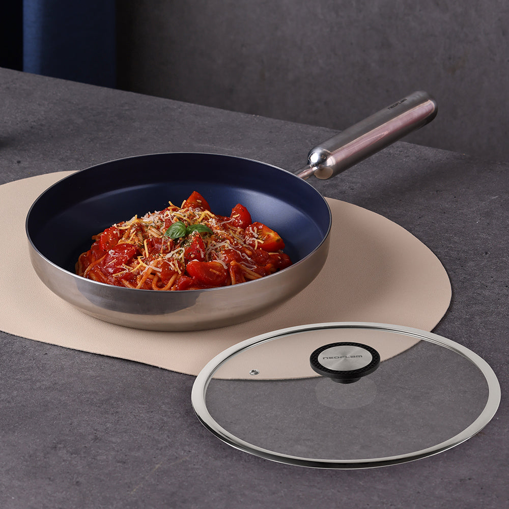 Neoflam Edge系列陶瓷塗層蜂巢不鏽鋼鍋