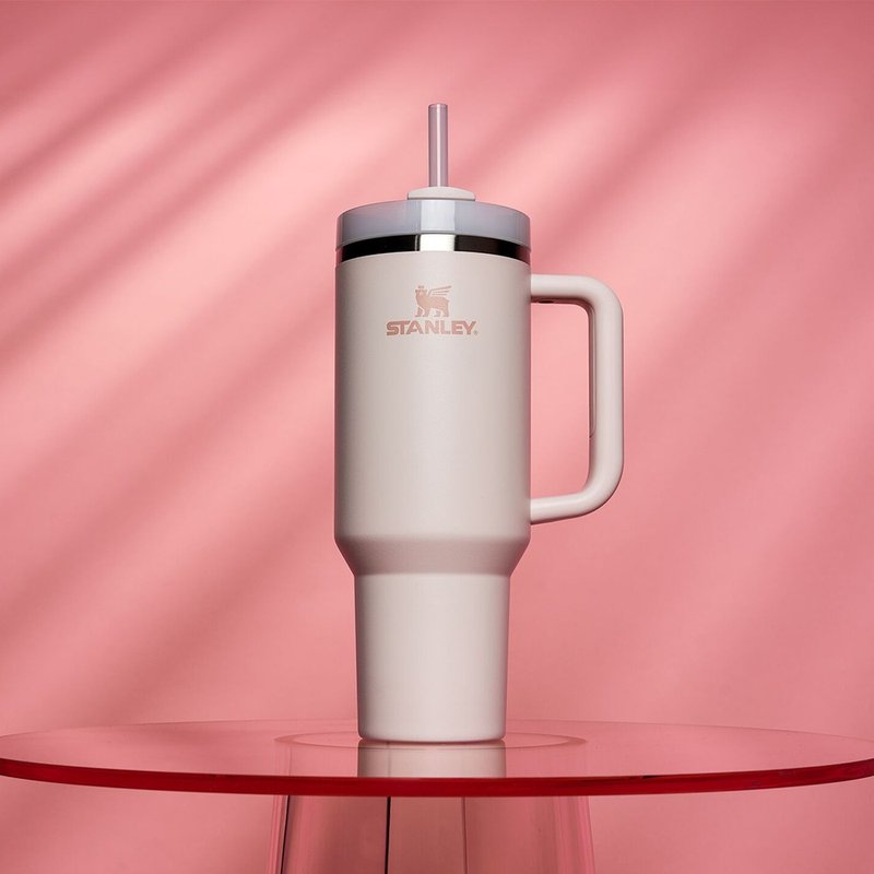 STANLEY 冒險系列 吸管隨手杯2.0 / 0.88L / 887ml / 山櫻粉 2.0