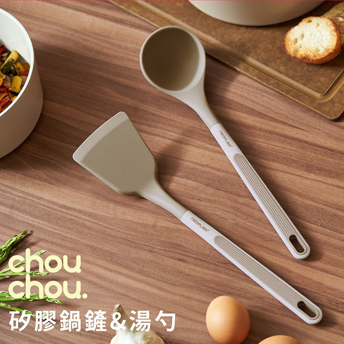 NEOFLAM Premium  ChouChou系列矽銀湯勺及鍋鏟