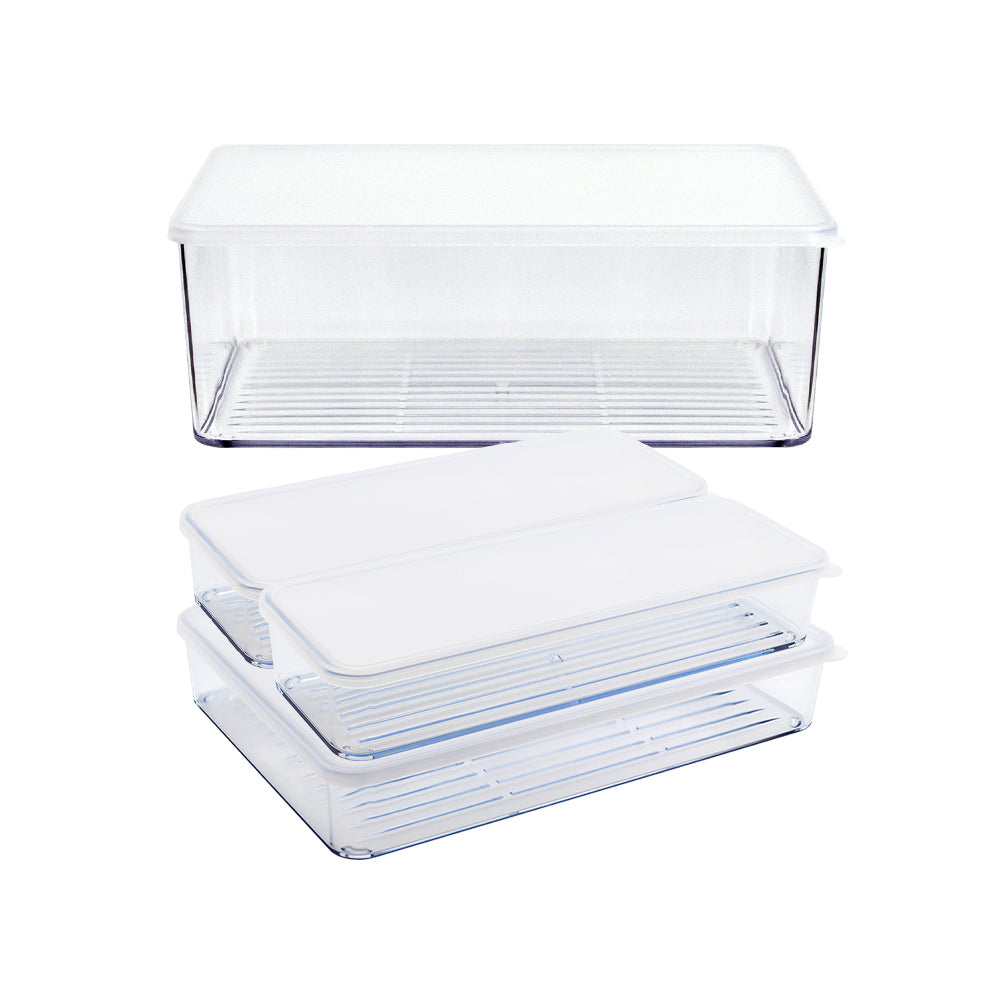 韓國製造 Silicook｜雪櫃食材收納盒｜實用組合裝｜SET W