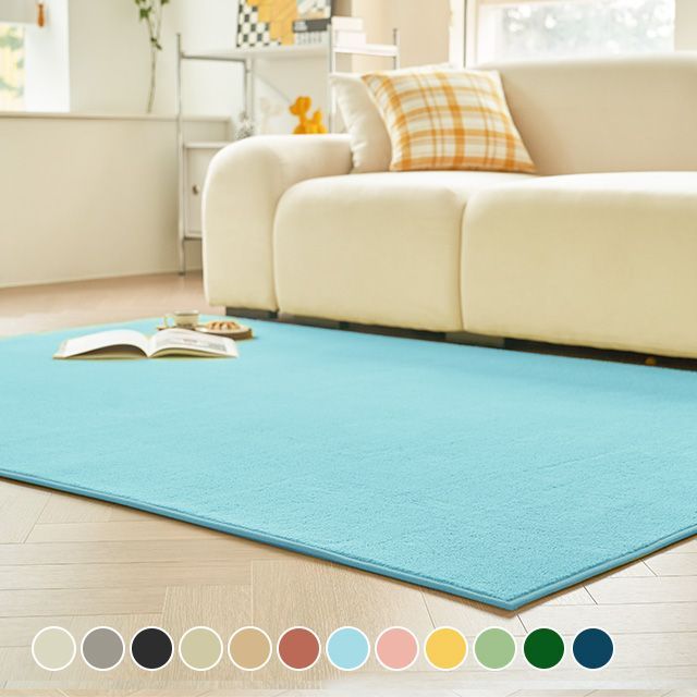 Scandinhome 易於保養的淨色短毛地毯 四季地毯 6 種尺寸